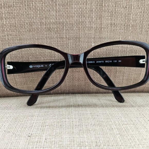Vogue Women Glasses Frame Black/Red Tone VO5088 55[]16 130 Eyeglasses - Picture 4 of 12